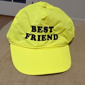 Cameo Yellow 'Best Friend' Cap